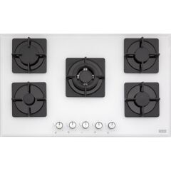 OCAK GLASS LINEAR SQUARE FHNS 905 4G TC WH C BEYAZ CAM