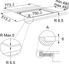 OCAK CAM İNDÜKSÜYONLU MYTHOS FMY 808 I FP BK