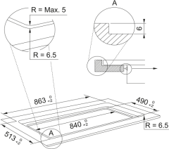 OCAK CAM İNDÜKSÜYONLU MYTHOS FMY 906 I FP BK