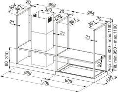 DAVLUMBAZ  MYTHOS T-SHELF EV8 BK MATT A180