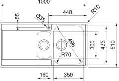 CELIK EVYE MARİS SLIMTOP MRX 251 1,5 GÖZLÜ 3 1/2