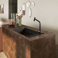 FRAGRANIT EVYE KUBUS KNG 110-62 MATT BLACK TEK GÖZLÜ
