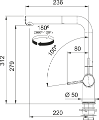 EVYE ARMATÜRÜ ACTİVE PLUS BIANCO
