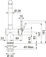 EVYE ARMATÜRÜ ACTİVE PLUS BIANCO