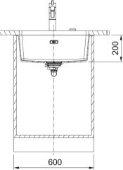 FRAGRANIT EVYE MARIS MRG 110-52 STONE GREY TEK GÖZLÜ DAMLALIKSIZ BX