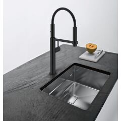 EVYE ARMATÜRÜ PESCARA KUĞU MATT BLACK