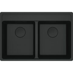 FRAGRANIT EVYE MARIS MRG 620-35-35 TL Matt Black 2 GÖZLÜ DAMLALIKSIZ