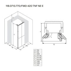 BUZDOLABI SOLO FMD 420 TNF NE E