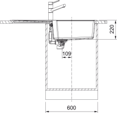 FRAGRANIT EVYE URBAN UBG 611-100 BİANCO TEKGÖZLÜ